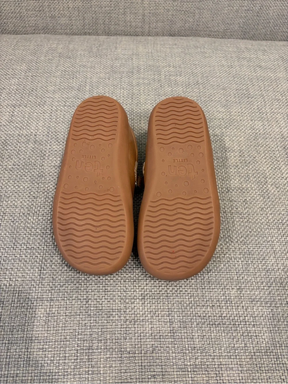 Ten Little Mary Janes, Rose Gold, Old Size 10 (New Size 9.5)